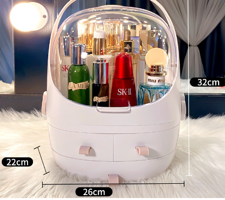 Portable Makeup Organizer Box for Desktop Storage Mimarta