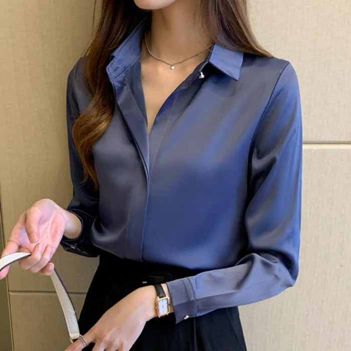 Summer Shirts Blouses Long Sleeve Rieworkes