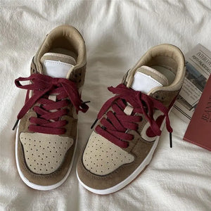 Color Matching Casual Shoes 2022 Woman Vulcanize Sneakers Breathable Sport Walking Running Spring Platform Shoes Rieworkes