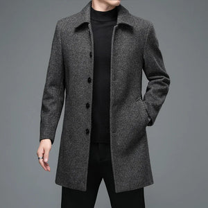 Business Woolen Overcoat Jacket Rieworkes