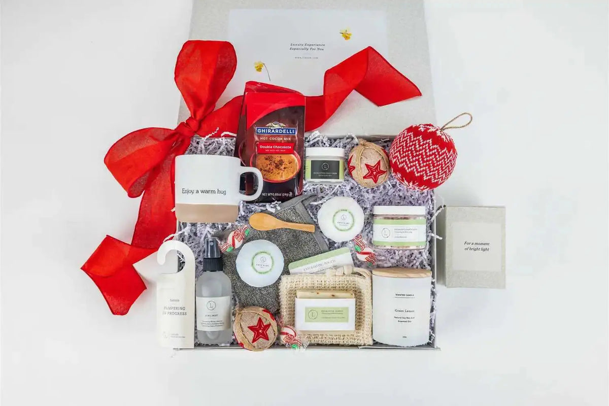 Christmas Gift Basket, Christmas Gift Set Box Rieworkes