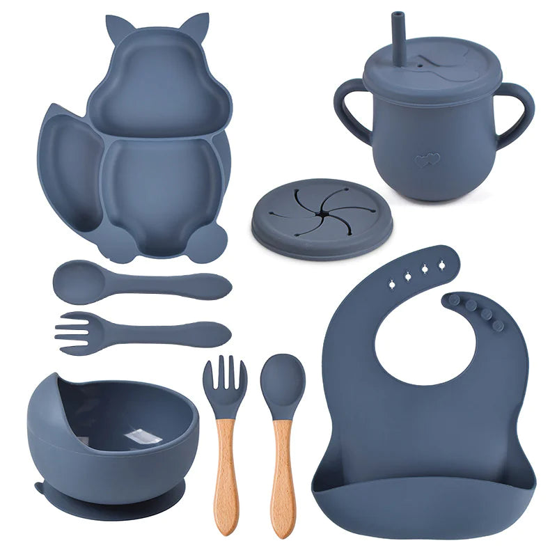 Baby Silicone Feeding Set Rieworkes