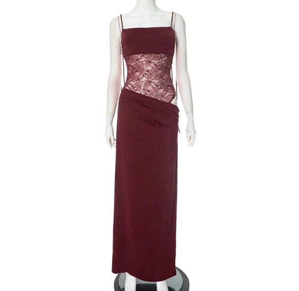 Transparent Mesh Lace Beach Dress Rieworkes
