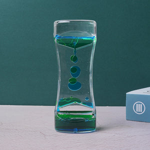 Dual Color Liquid Acrylic Hourglass Timer Decor Mimarta