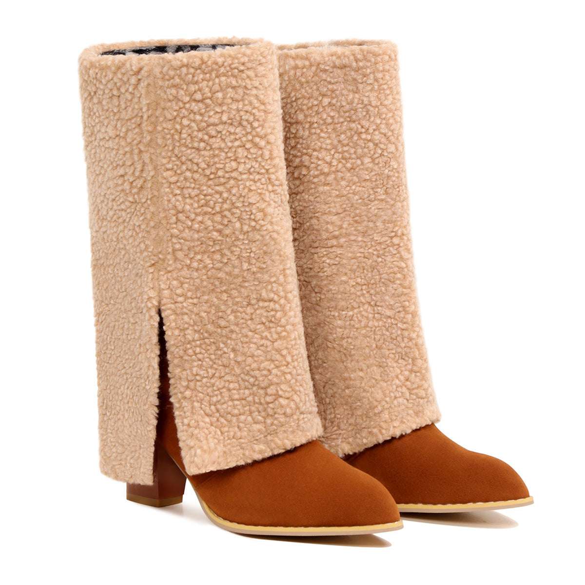 Ladies' Fashion Plush Trouser Leg Boots for Autumn/Winter Mimarta