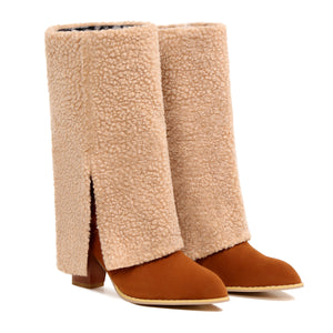 Ladies' Fashion Plush Trouser Leg Boots for Autumn/Winter Mimarta