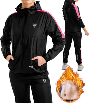 RDX Sauna Suit For Women REACH OEKO TEX 100 CERTIFIED Full Body Sweat Heat Suit with Hood Workout Trouser Mimarta