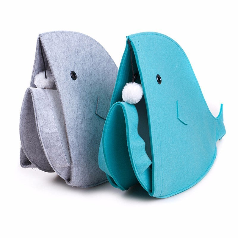 Washable Non-Woven Cat Bed, Shark Dog Bed, Foldable Pet Cave Mimarta