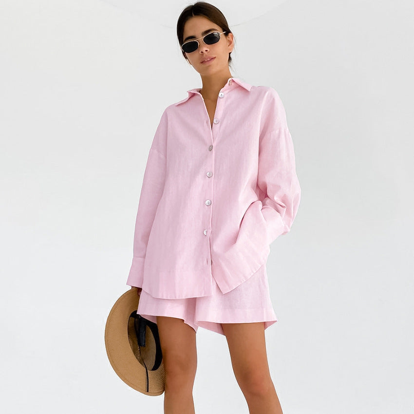 2023 Summer Women's Loose Fashion Pajama Set (2 Pieces) Mimarta