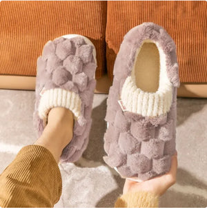 Cozy Cotton Winter Slippers for Women Rieworkes