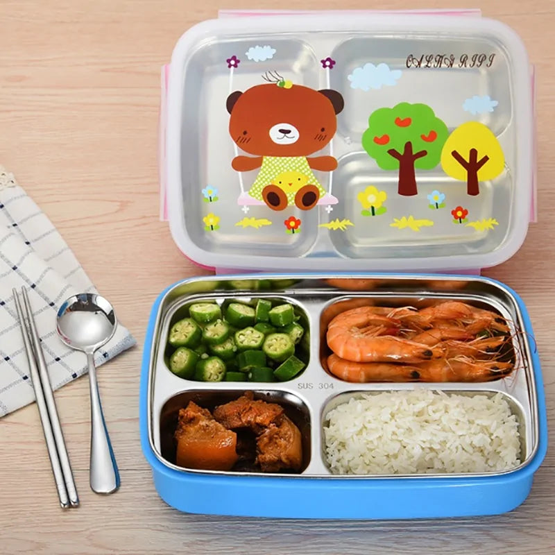 Stainless Steel Cute Bento Lunch Box Rieworkes