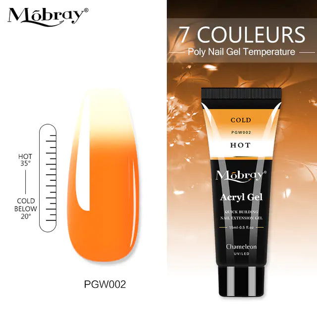 Poly Acrylic Gel: 15ML UV Gel for Nail Extension - 38 Colors Rieworkes