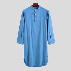 Middle Eastern Muslim Stand Collar Robe Mimarta