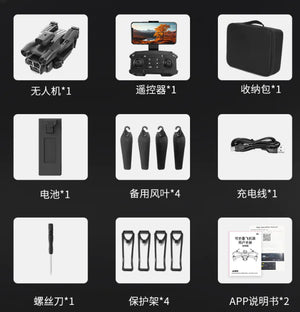 S92 Remote Control Quadcopter with Triple Camera & Optical Flow Positioning Mimarta