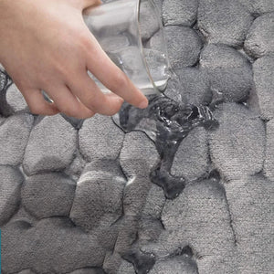 Non-Slip Embossed Bathroom Mat Rieworkes