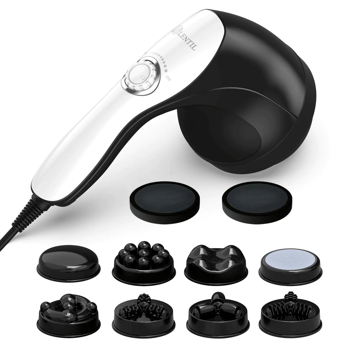 BDLENTIL Cellulite Massager Handheld Body Sculpting Machine Massage Lymphatic Stomach Abdomen Arm Belly Fat with 8 Massage Heads;Suitable in Gym Office Home Travel Ideal Gifts for Women Man Mimarta