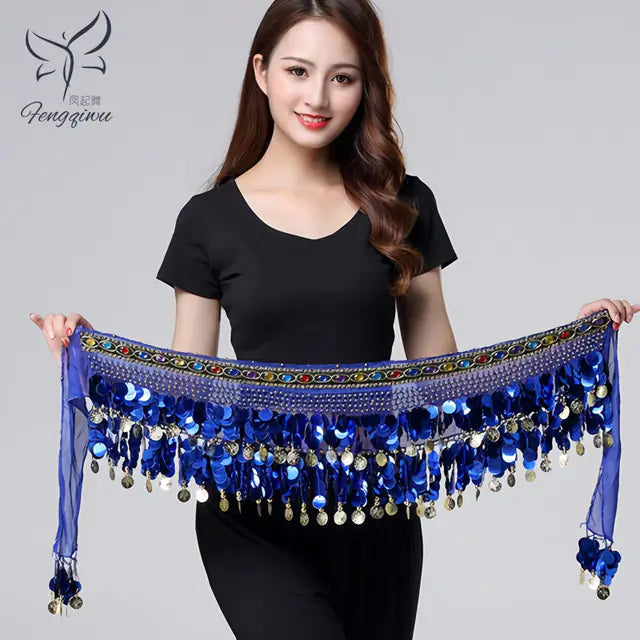 Belly Dance Waist Chain for Beginners with Sequins Mimarta