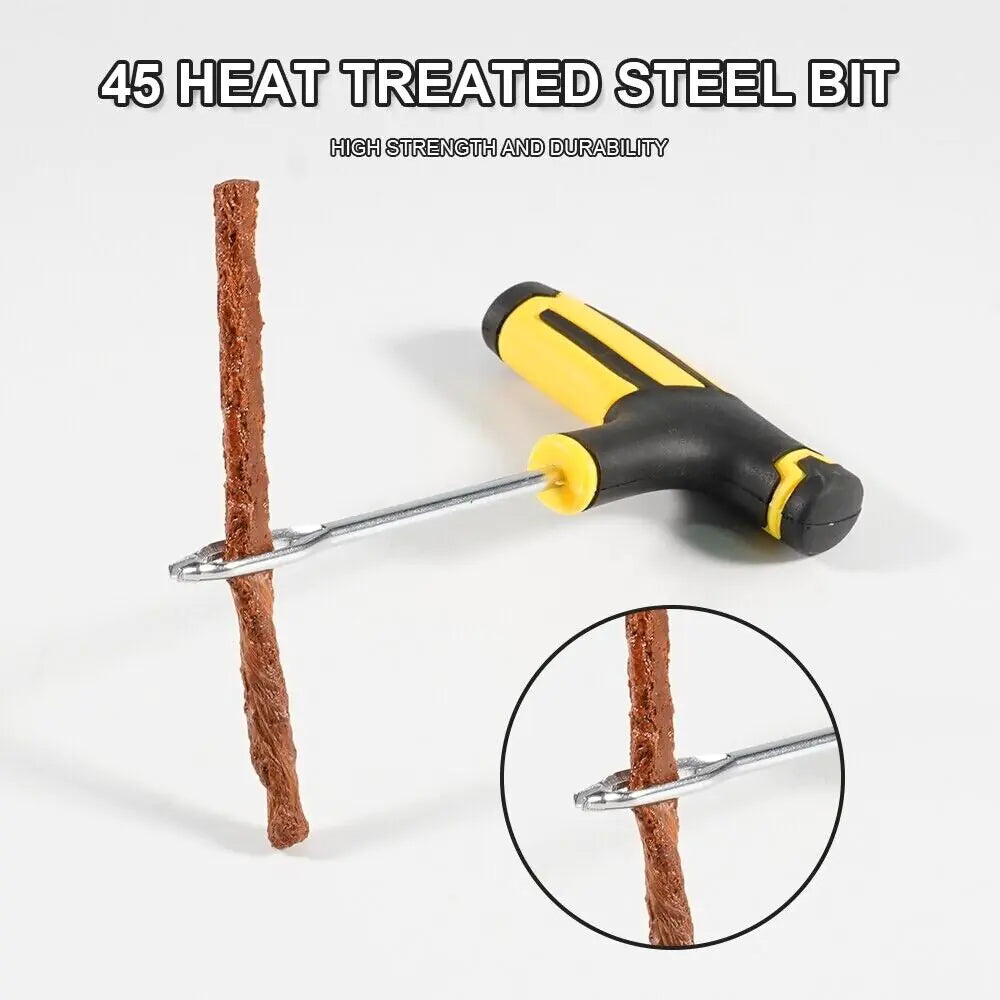 68pc Tire Repair Kit DIY Flat Tire Repair Car Truck Motorcycle Home Plug Patch Rieworkes