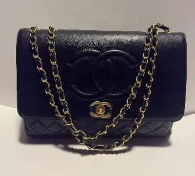 Flap with Top Black Lux Bag Mimarta