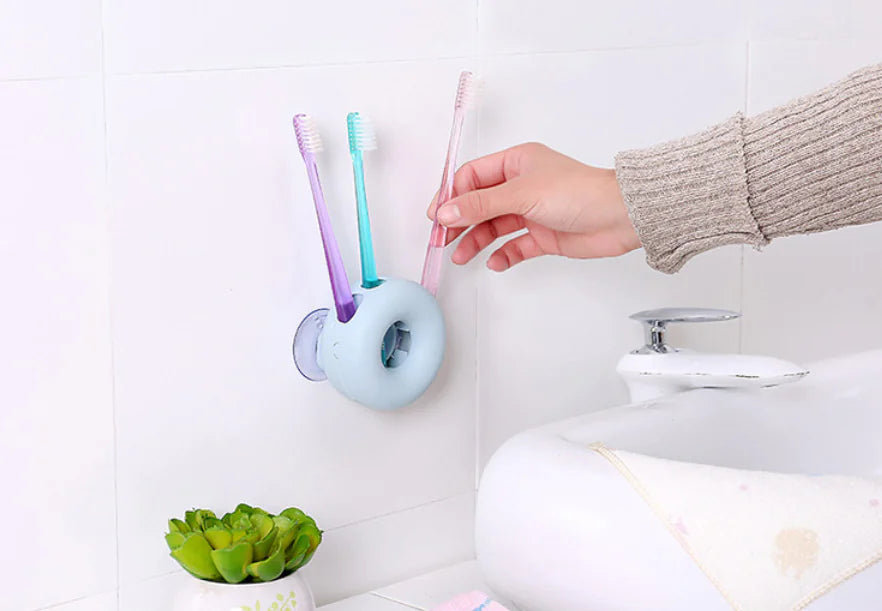 Wall-Mounted Toothbrush Holder for Bathroom Mimarta