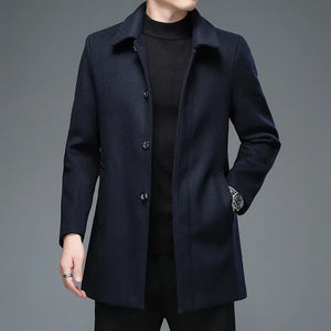 Business Woolen Overcoat Jacket Rieworkes