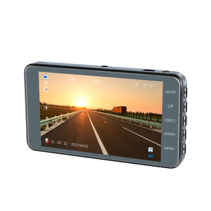 Touch Screen Dash Cam 4" 1080P Dual Lens Car DVR Recorder Front And Rear Camera Rieworkes