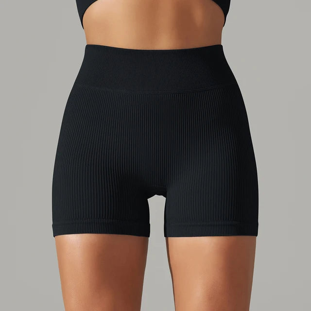 Seamless High Waist Yoga Gym Shorts Rieworkes