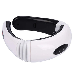 Electric Cervical Pulse Neck Massager Muscle Relax Massage Magnetic Therapy US Rieworkes
