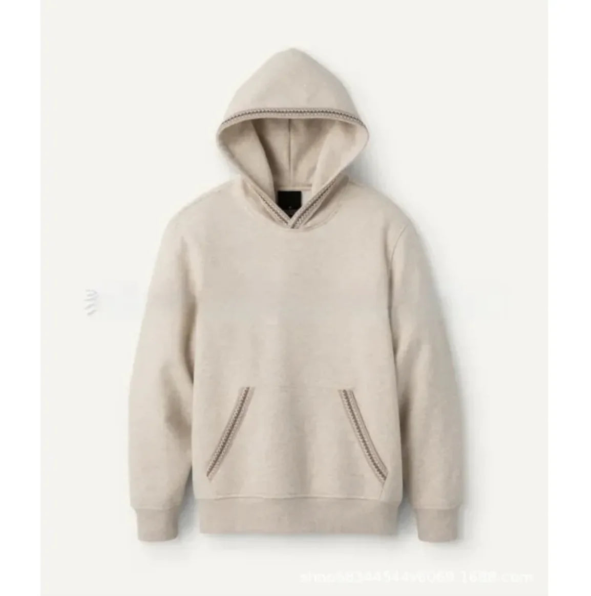 Fleece-Lined Hooded Earth Tone Pullover Rieworkes