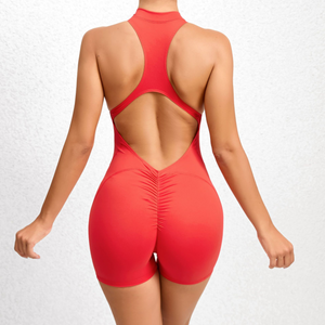 Women's Zipper Yoga Bodysuit Mimarta