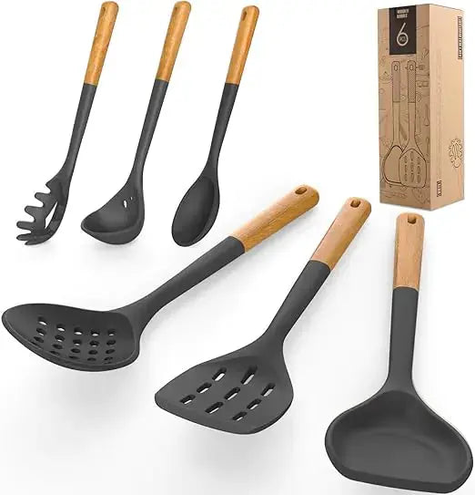 Silicone Cooking Utensils Set Rieworkes