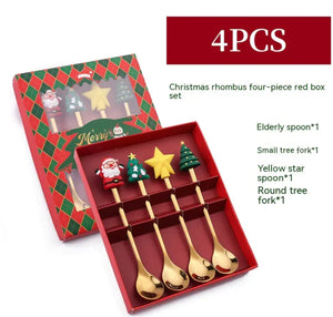 Festive Stainless Steel Christmas Spoon Rieworkes