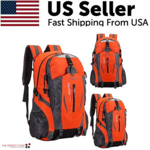 40L Men Women Travel Backpack Rucksack Camping Laptop Hiking School Book Bag USA Rieworkes