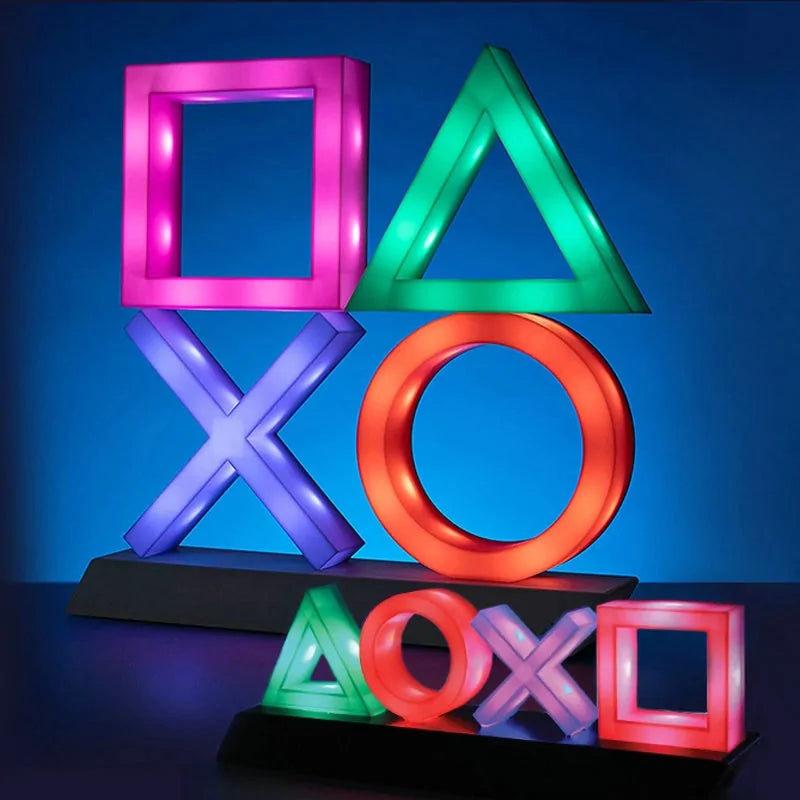 PlayStation Voice-Controlled Game Icon Light: Acrylic Atmosphere Neon Rieworkes