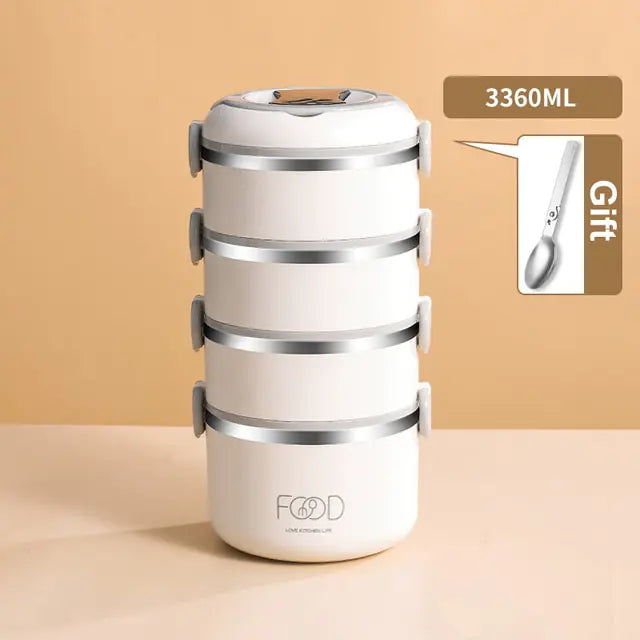 Multi-Layer Stainless Steel Lunch Box Rieworkes