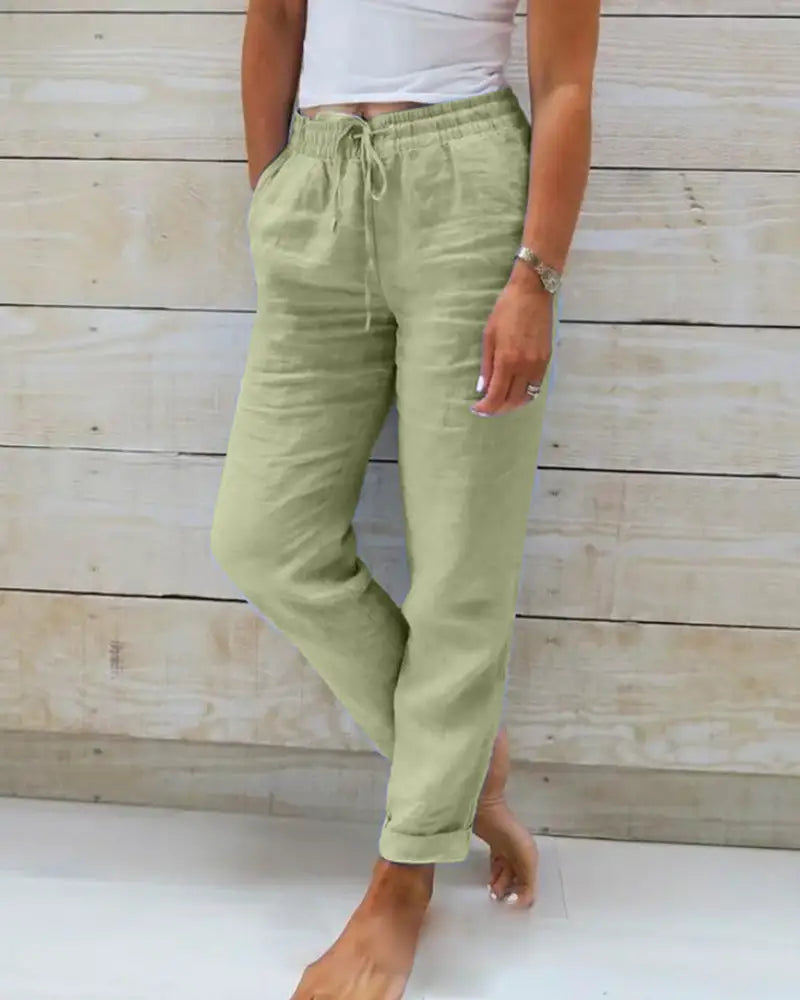 Linen Pants For Woman Rieworkes