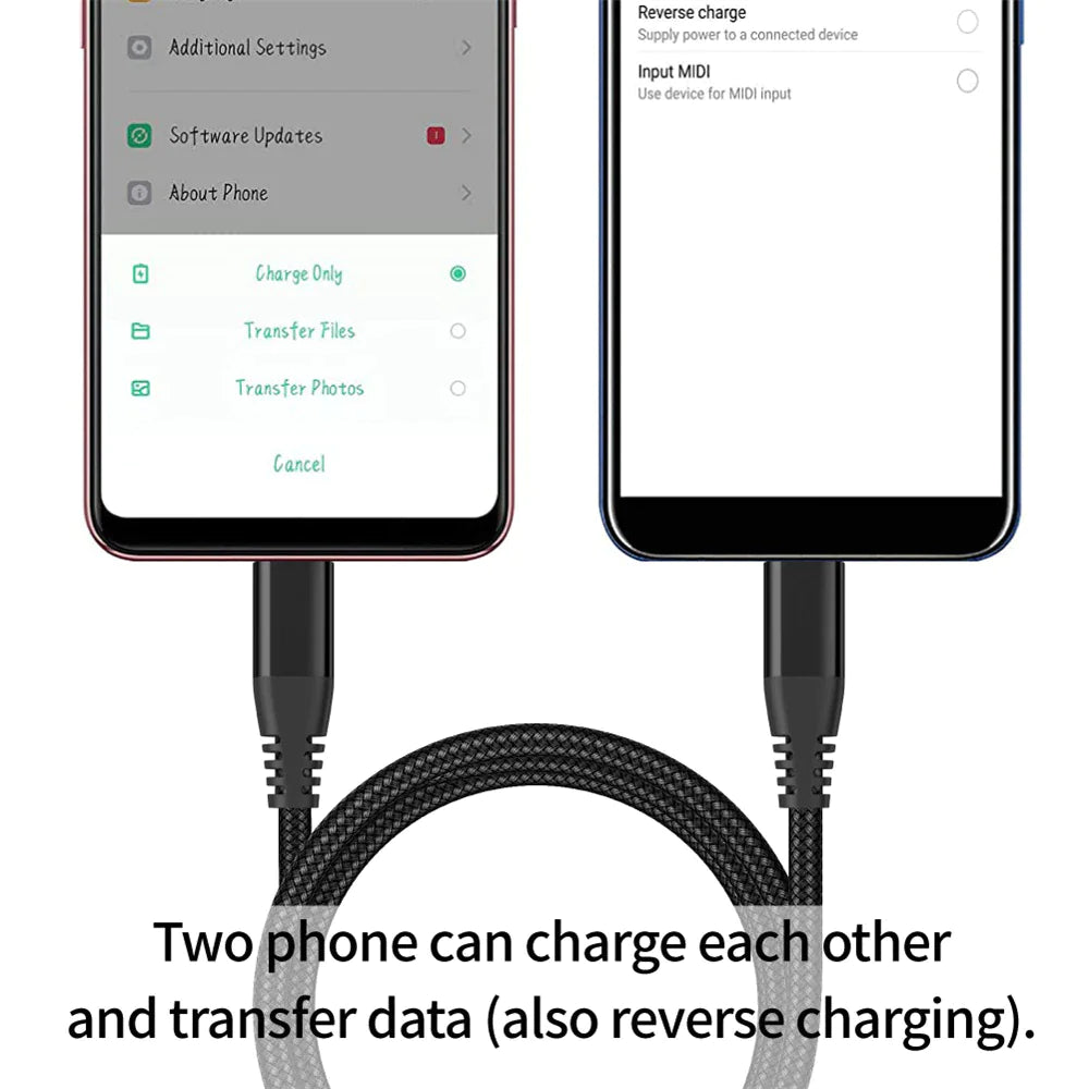 USB-C to USB-C Cable Male Type-C Cable Cord Fast Charger Charging Data Sync Mimarta