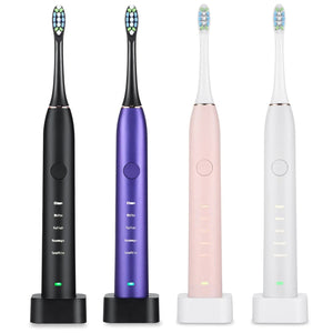 Electric Toothbrush IPX7 Replacement Heads Set Rieworkes