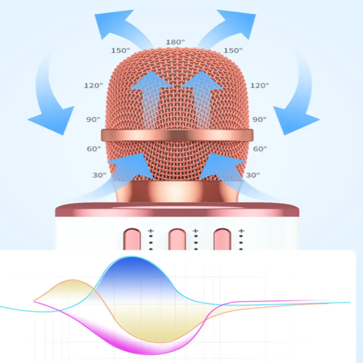 Karaoke Party Microphone With Bluetooth Rieworkes