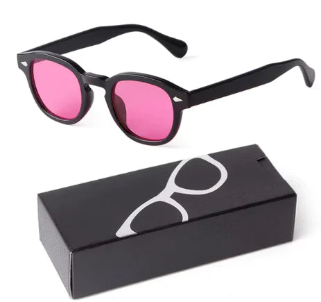 Gradient Small Round Sunglasses for Women Men Rieworkes