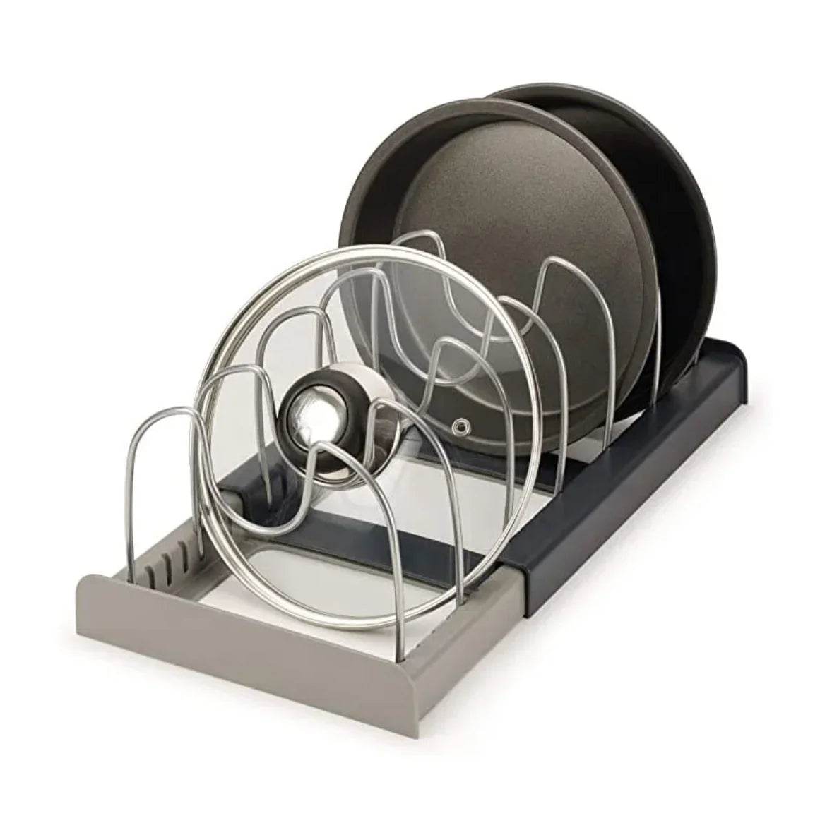 Stainless Steel Adjustable Pot Lid Rack Rieworkes