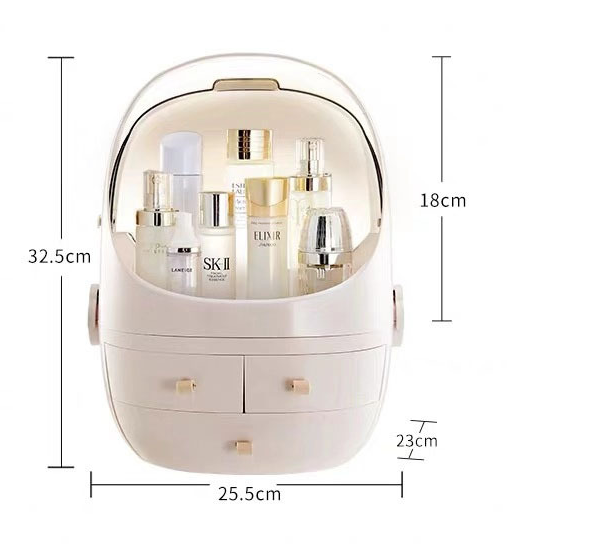 Portable Makeup Organizer Box for Desktop Storage Mimarta