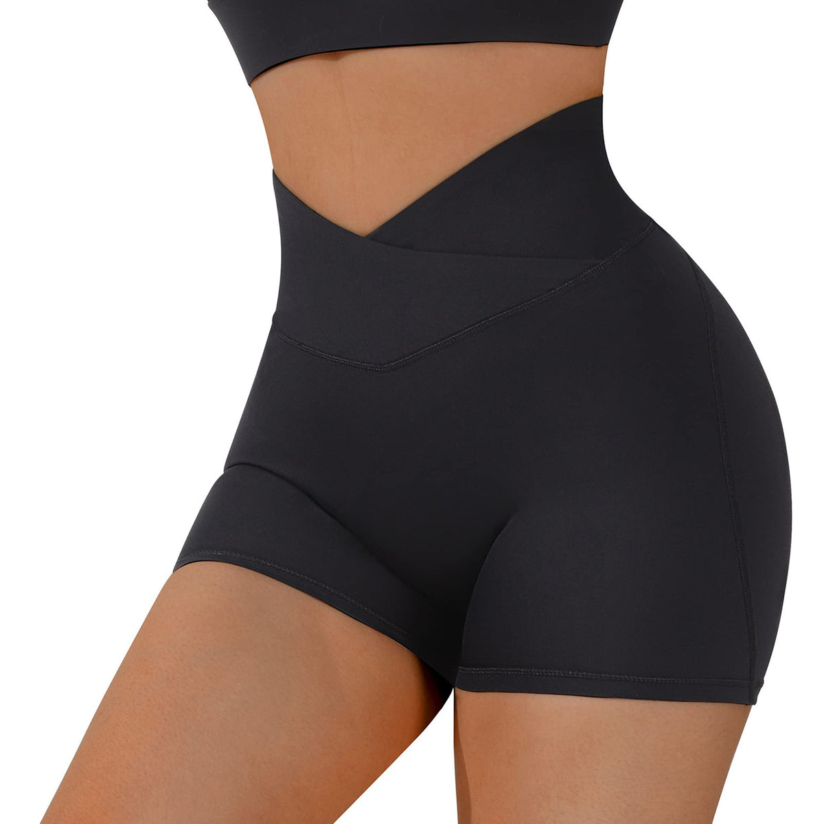 Women's High Waist Peach Hip Yoga Shorts Mimarta