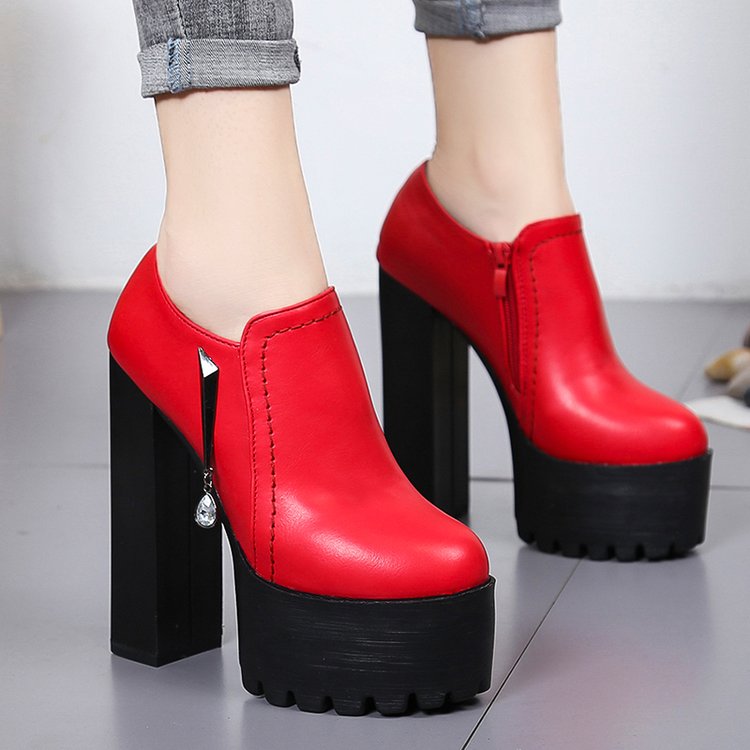 New Autumn Winter High Heel Platform Shoes for Women Mimarta