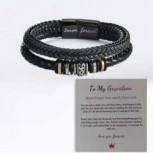 Braided Leather Bracelets for Men Rieworkes