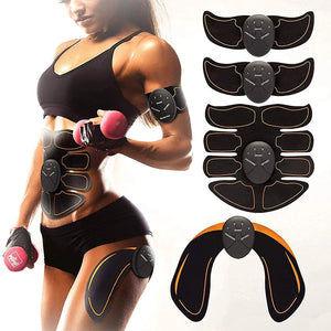 EMS Abdominal Muscle Toning Trainer ABS Stimulator Toner Fitness Binder Gym Belt Rieworkes