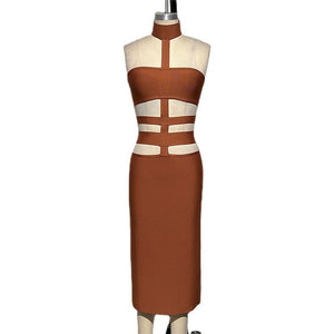 Women's Sexy Cutout Sleeveless Split Dress Mimarta