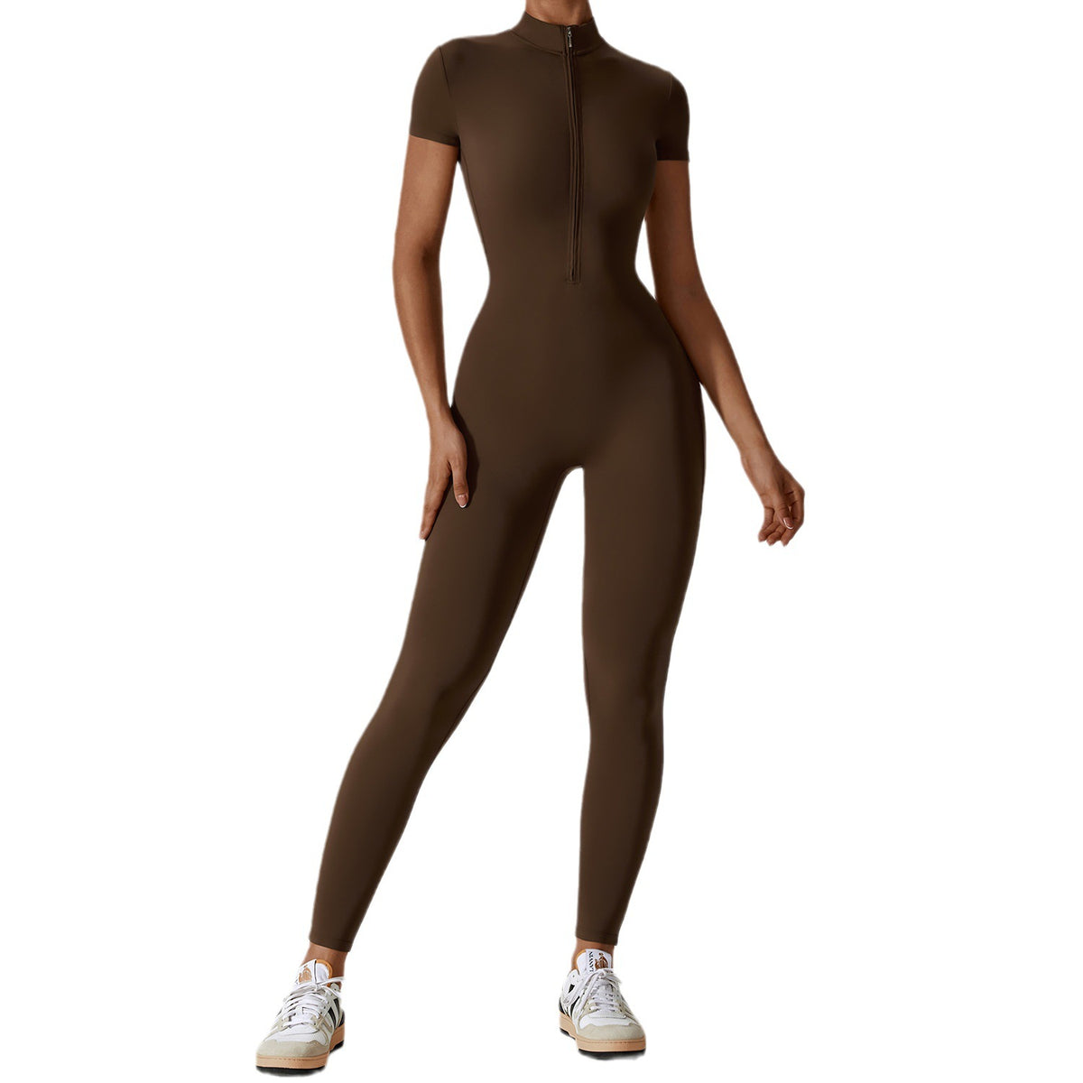 Zechuang Women's Short Sleeve Yoga Jumpsuit 8305 Mimarta