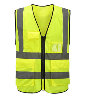 Reflective Vest with Pockets for Cycling Safety Wear Mimarta