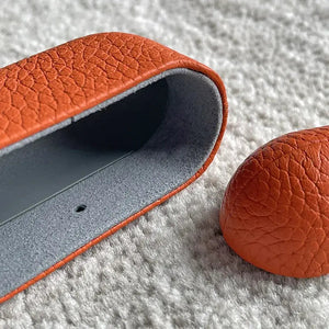 Luxury Lychee Skin Pattern Earphone Case Rieworkes